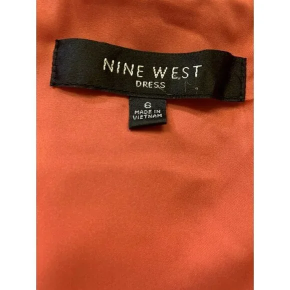 Nine West Womens 6 Dress Peplum Style Sleeveless - Picture 11 of 12